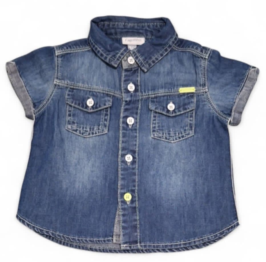 Chemise en jean 3/6 mois