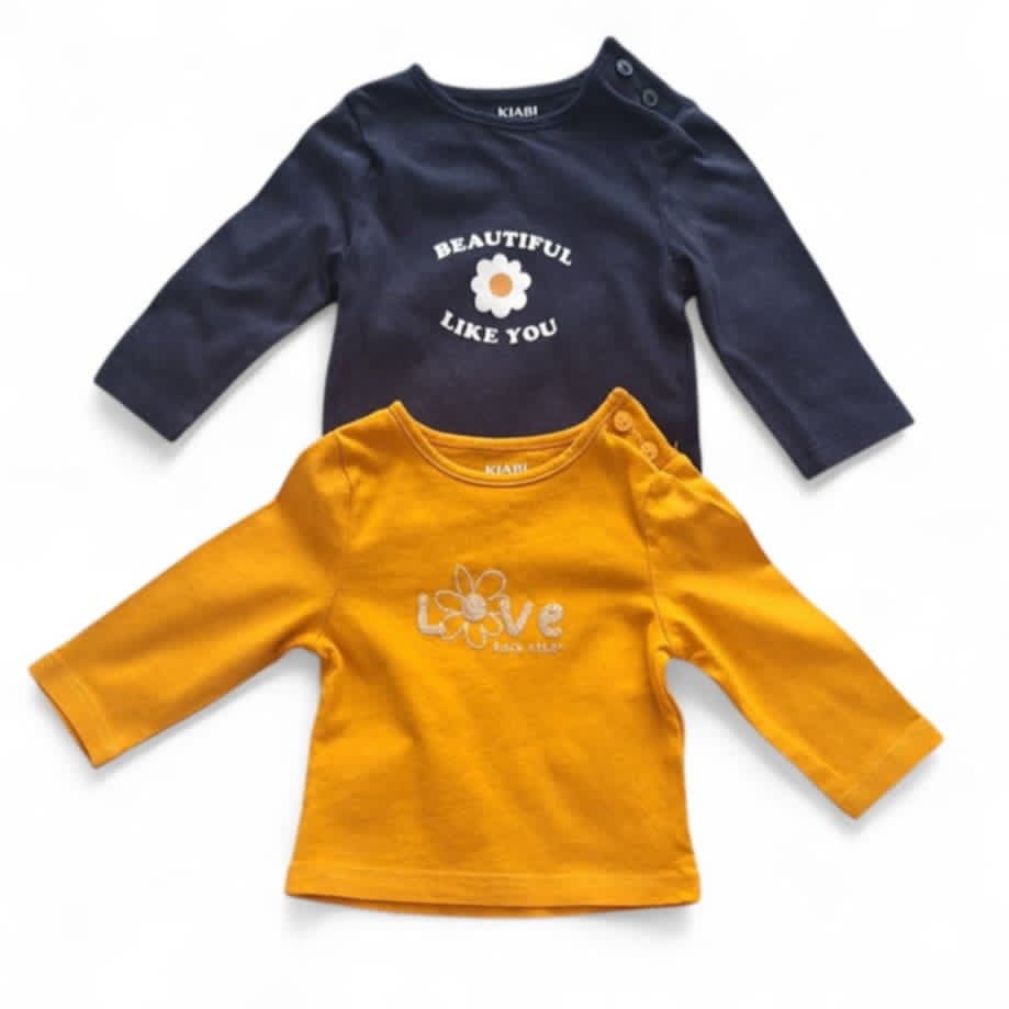 T-shirts manches longue 1 mois