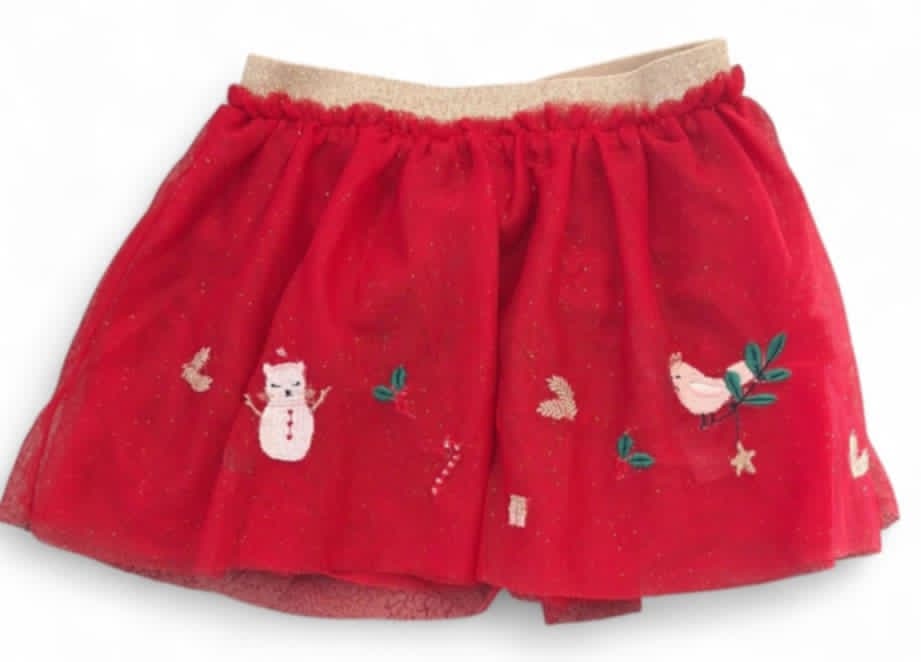 Jupe de noel 9 mois